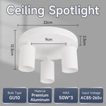 spots led plafonniers gu10 remplaçables ampoules modernes éclairage intérieur chambre cuisine