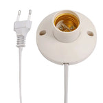 socle ampoule led e27 blanc moderne câble électrique table chambre