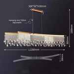 chandelier cristal moderne doré suspension cristaux prismes luxueux transparent multiples formes