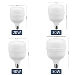 Ampoules LED 20W 30W 40W 50W blanc moderne base E27 25000h 2200 lumens