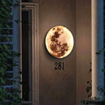 Applique murale demi-lune avec ampoule LED incluse