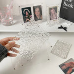 cadre photo transparent moderne clips minimaliste plastique deco