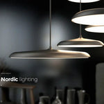 Suspension lumineuse moderne bleu noir gris blanc rose plat scandinave 249lm 2ans