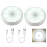 veilleuse led rechargeable sans fil lampe sol blanche moderne détecteur mouvement usb portable
