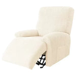 Housse fauteuil gris tissu motifs adhésif moderne poche lavage machine Jacquard