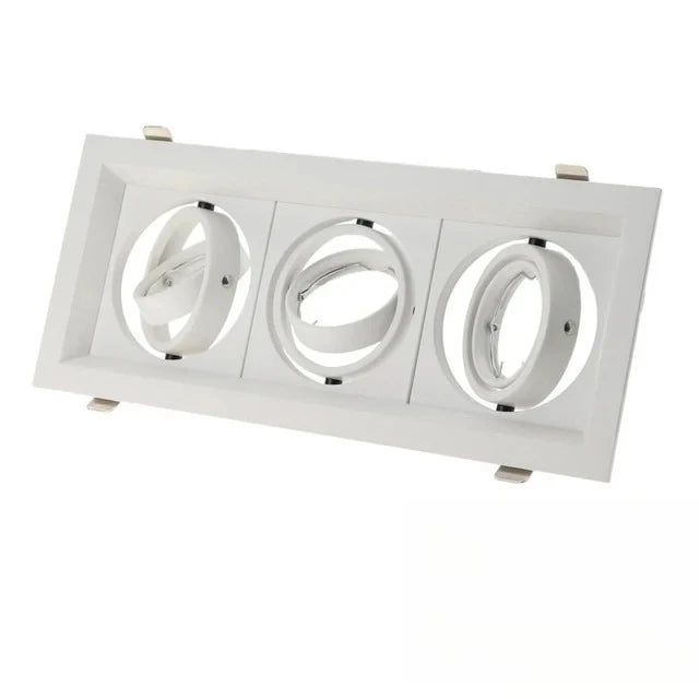 Spot LED moderne noir blanc réglable angle 30° salon chambre cuisine