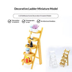 étagère miniature résine bois naturel plante artificielle boîte cadeau serviettes statuette anciennes dimensions multiples