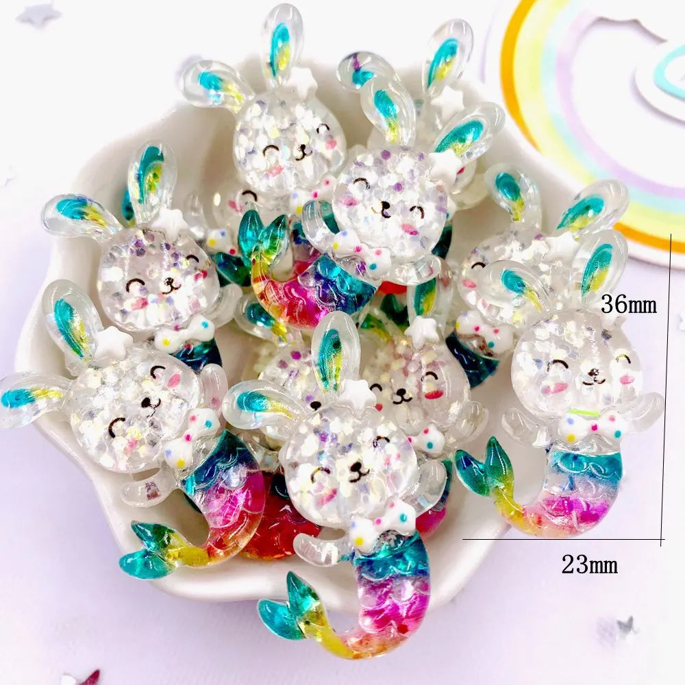 paillettes résine sirène étoiles bleu doré violet brillantes décoratives bricolage scrapbooking artisanat trẻ em