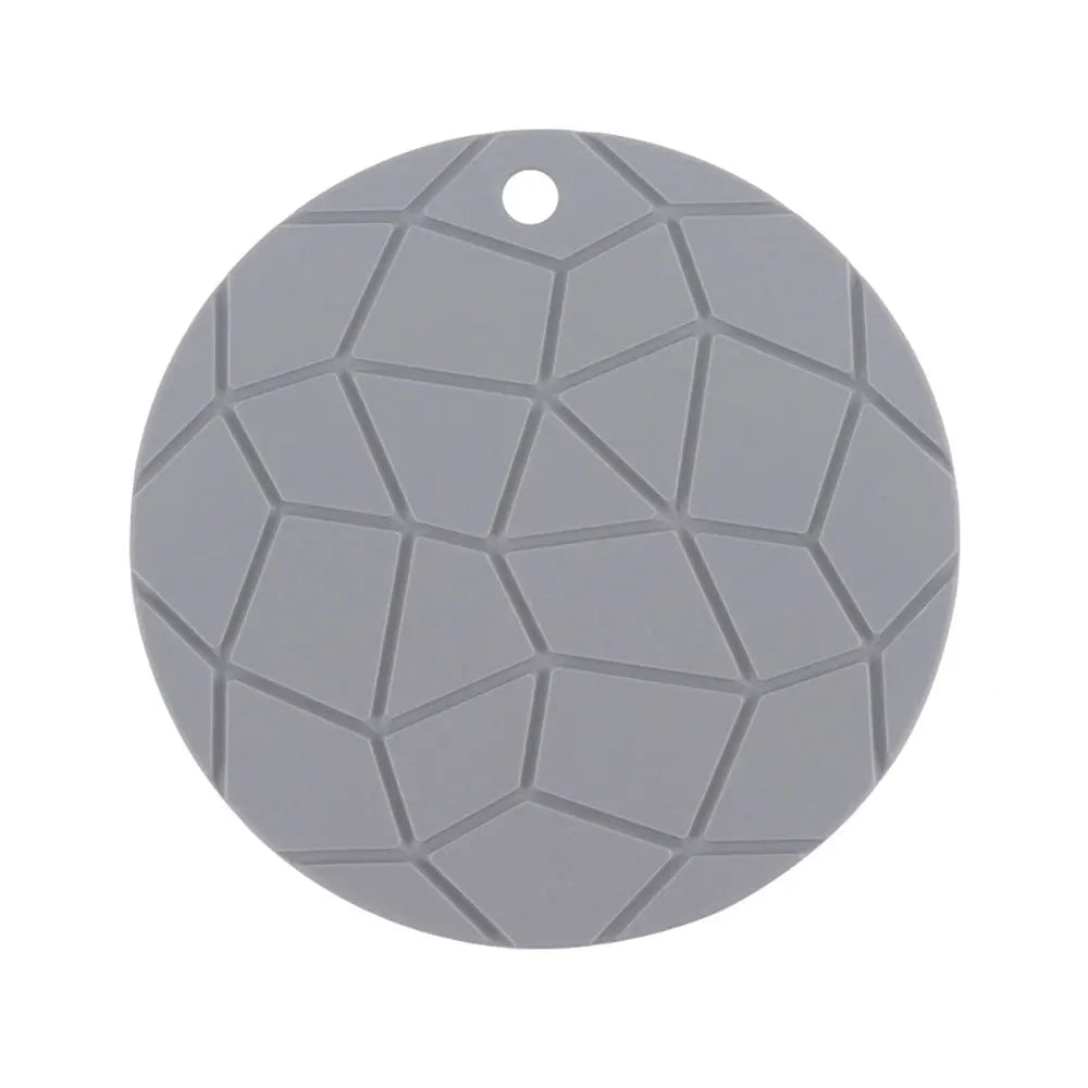 tapis isolation silicone gris rose moderne 18cm 18cm respectueux environnement