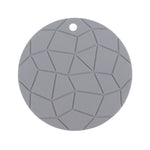tapis isolation silicone gris rose moderne 18cm 18cm respectueux environnement