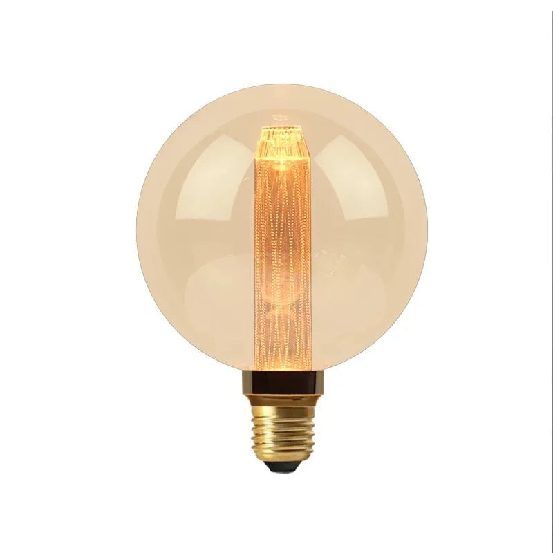 ampoules led décoratives vintage filaments dorés opaques 220v 249 lumens doré ambre echangement e27