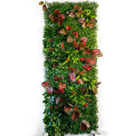 panneau végétal mural plante artificielle herbe décorative jardin extérieur moderne vert rouge blanc