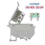 terminal sécurité gris plat lisse led diode condensateur basse tension 220v 24v industrielle eyelet
