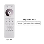 contrôleur led rf télécommande dimmable rgb rgbw cct bande lumineuse 12v 24v sans fil