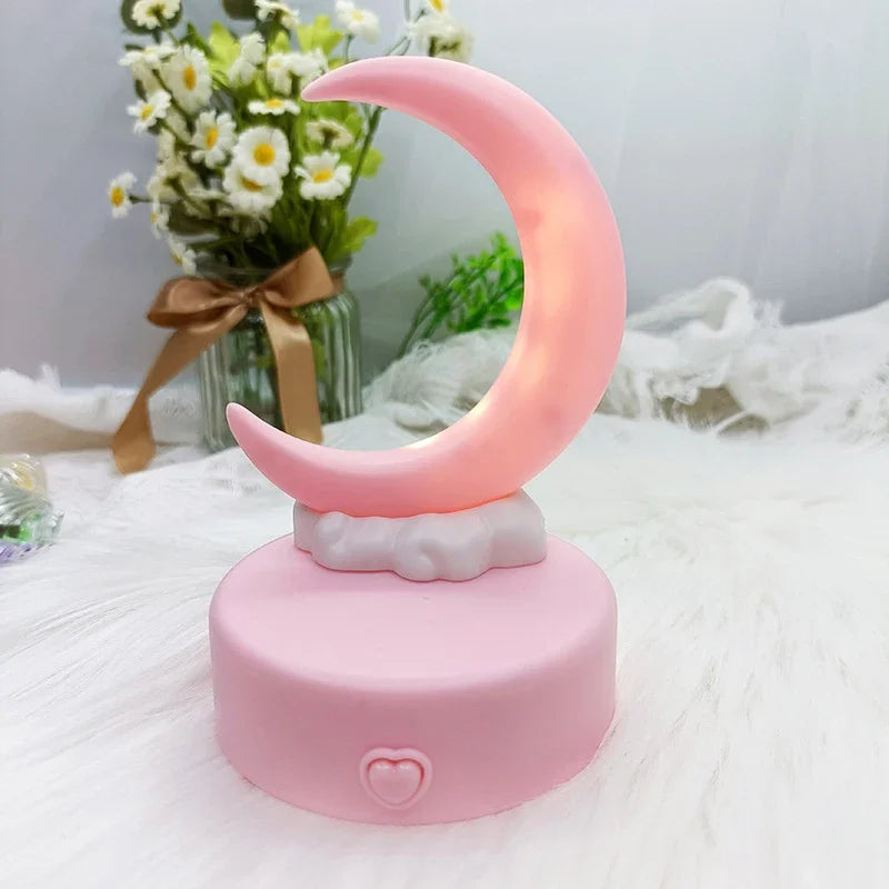 lunettes decoratives forme croissant lune couleur rose bleu jaune rouge matelas étoiles douces enfants
