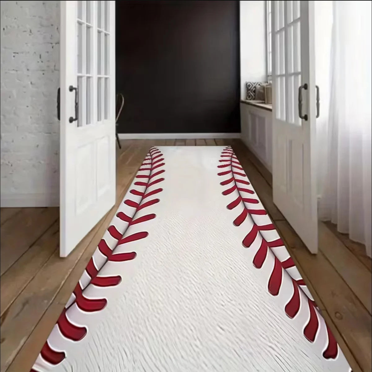 tapis antidérapant polyester motifs baseball salon facile nettoyer moderne entrée chambre hôtelextérieur commercialisation