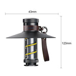 lanterne led portable camping tricolore étanche noir bleu doré transparent moderne