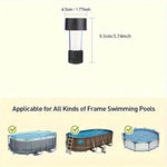 lampe solaire suspendue led noire transparente moderne ip44 extérieure jardin piscine