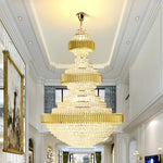 lustre élégant cristal doré noir classique lumière led haute qualité certification ul ccc