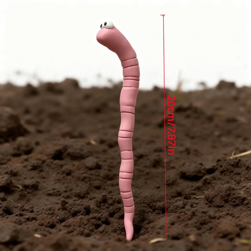 jardinière serpent rose pâle rayures horizontales résine durable sans électricité patio jardin decoration unique