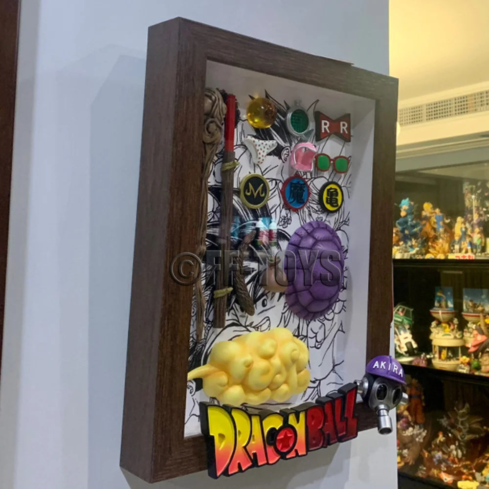 Vue de face du cadre Goku Dragon Ball