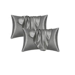 taie d'oreiller satin rose clair housse coussin moderne cheveux beauté sommeil nuit