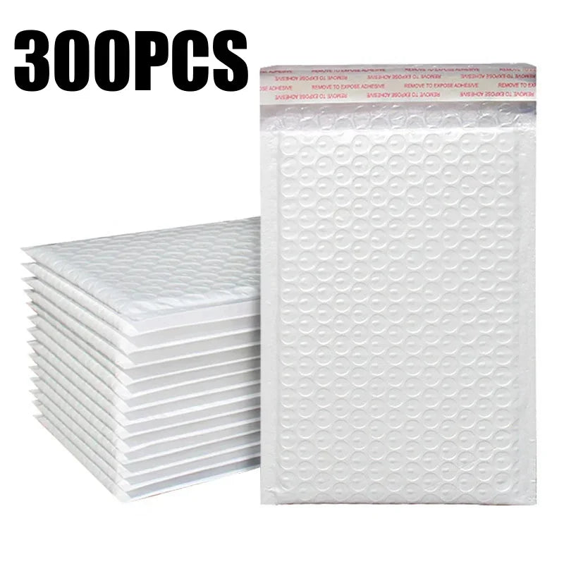 enveloppes bulles auto scellantes 500 pieces blanc texture bulle moderne adhésif rembourrées expédition imperméable