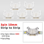 connecteurs ruban led cob smd transparent modernes adhésifs 5mm 8mm 10mm(rgb cct)