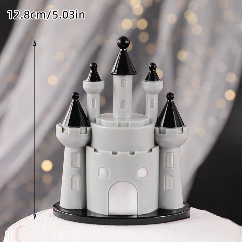 décoration gâteau thème harry potter halloween château baguette magique lunettes chapeau balai fantômes citrouilles
