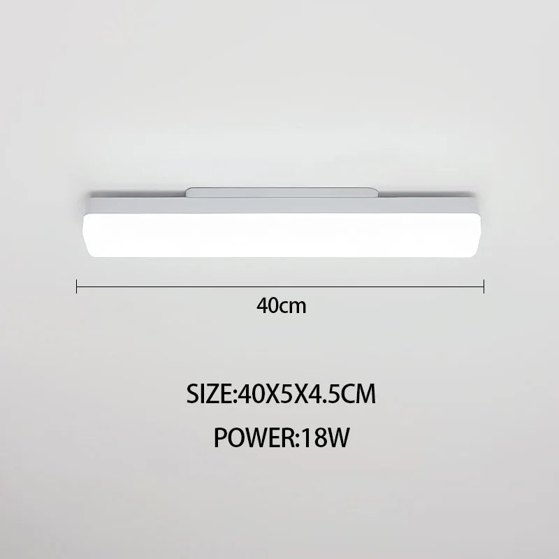 luminaire led moderne blanc fixe mural cuisine salle manger 20cm 40cm