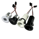 projecteur led spot blanc noir moderne câble adaptateur 12v 85 265v