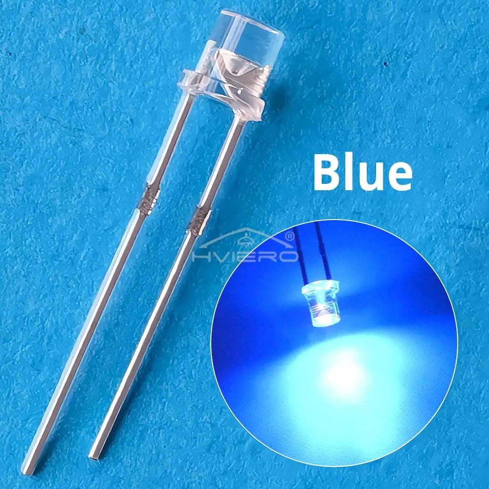 ampoule led transparente plat couleurs bleu vert rouge blanc chaud Jaune white orange pink