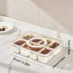 boîte compartiments transparente moderne réutilisable boucle fermeture fruits légumes snacks noix portable