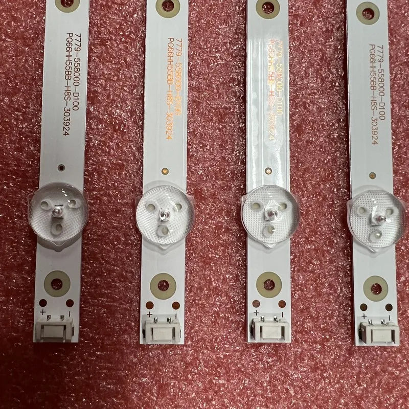 bandes rétroéclairage led blancs modernes téléviseur fixés connecteurs