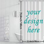 rideau douche personnalisable tissu plissé supérieur moderne personnalisable serviettes savons étagères 180cm large 200cm