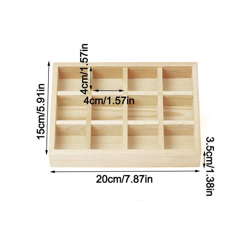 boîte bijoux bois clair moderne minimaliste respectueux environnement multifonctionnelle compartments rangement articles divers