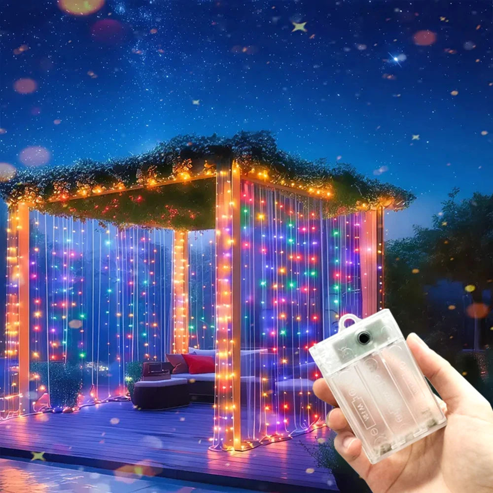 guirlande lumineuse led multicolore blanc chaud blanc opaque moderne décoration mariage fête noël 3m