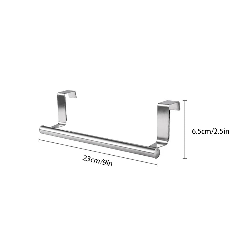 porte serviettes mural argenté moderne adhésif 23cm 65cm 24cm serviette planche découper