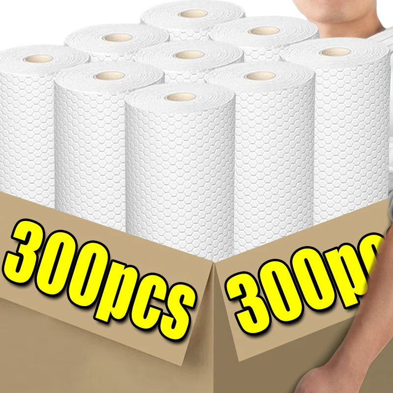 serviettes cuisine blanc texturées moderne non tissées réutilisables pack 300 pièces
