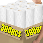serviettes cuisine blanc texturées moderne non tissées réutilisables pack 300 pièces