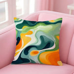 housse coussin motif géométrique polyester coton 35x35cm 40x40cm moderne chambre salon voiture