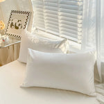 ensemble literie moderne pièces housse couette uni blanc polyester qualité 150x200cm 180x220cm 200x230cm 220x240cm