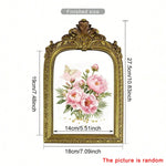 cadres decoratifs or noir classique baroque fleurs paysages portraits details floraux clips vases bougies
