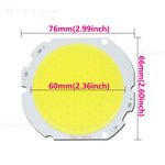 plaque led moderne 78mm 74mm blanc jaune points noirs 50w dc30v lumineuse