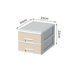 rangement tiroirs multi niveaux couvercle coulissant moderne gris clair blanc matériau métal organisateur