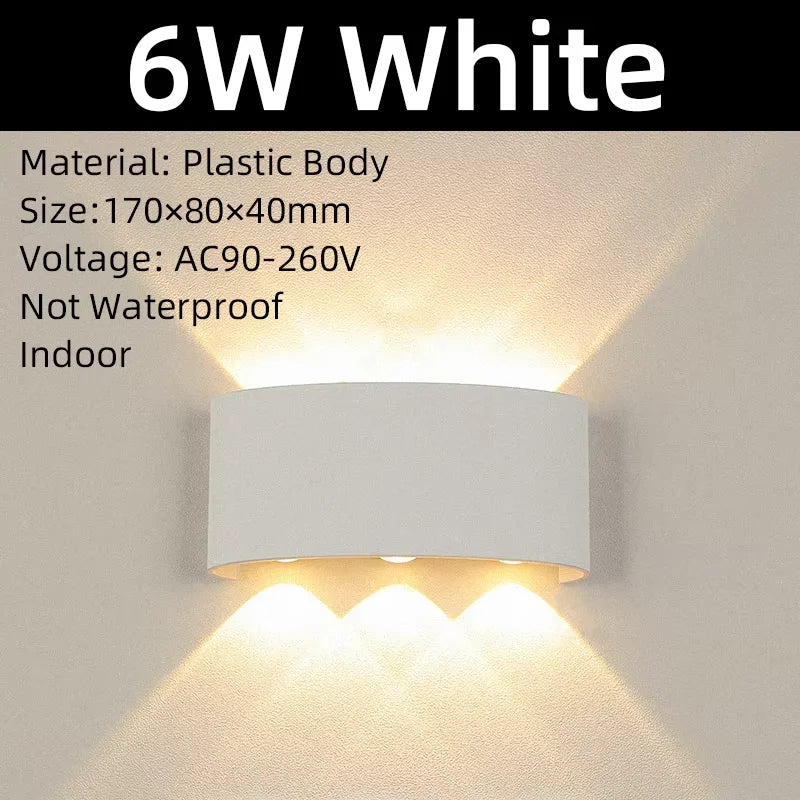 lampe murale moderne noire blanc 8w 4w 12v led cuisine salle manger