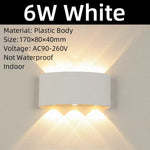lampe murale moderne noire blanc 8w 4w 12v led cuisine salle manger