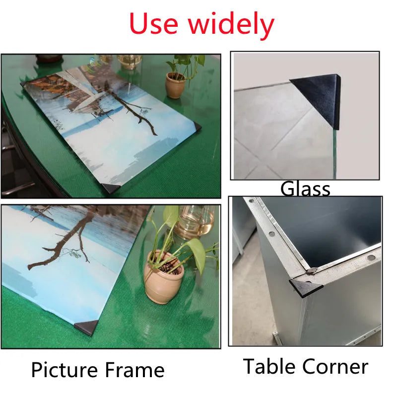 protector angle table noir anti collision adhésif moderne sécurité bébé
