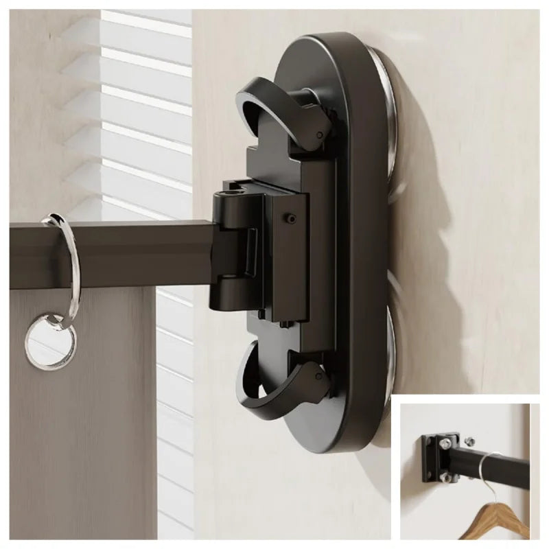 rideau douche blanc rayures verticales opacité moderne clips barre fixation polyester pliable sans cadre