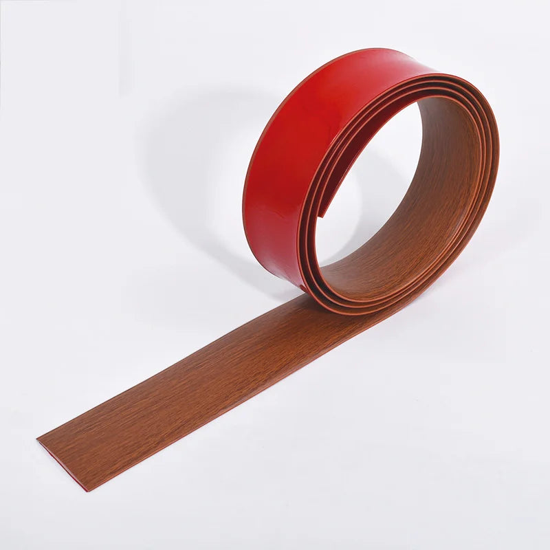ruban transition seuil adhésif pvc aspect bois moderne gris marron beige 4cm large 3m